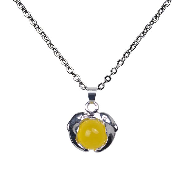 women fashion dolphin opal ball bead pendant necklace stainless steel chain, Silver
women fashion dolphin opal ball bead pendant necklace stainless steel chain, Silver