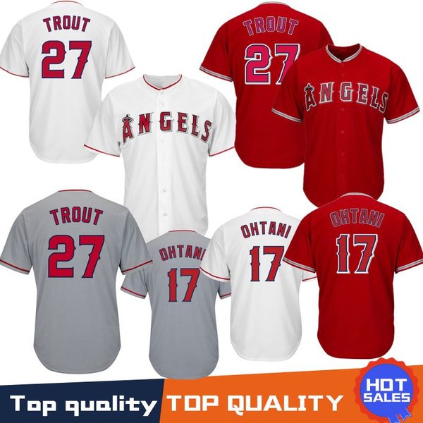 Los Angeles 27 Mike Trout Angel Baseball Jersey 17 Shohei Ohtani coolbase jerseys 100% Stitched Jersey Top MEN shirt 2019
Los Angeles 27 Mike Trout Angel Baseball Jersey 17 Shohei Ohtani coolbase jerseys 100% Stitched Jersey Top MEN shirt 2019