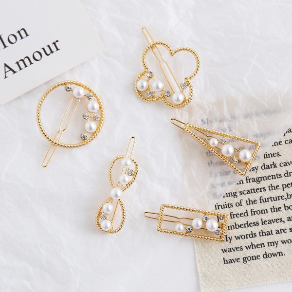metal minimalist pearl hairclips barrette hair clip geometric irregular hairpin hairgrip for women girls hair accessories, Golden;white
metal minimalist pearl hairclips barrette hair clip geometric irregular hairpin hairgrip for women girls hair accessories, Golden;white