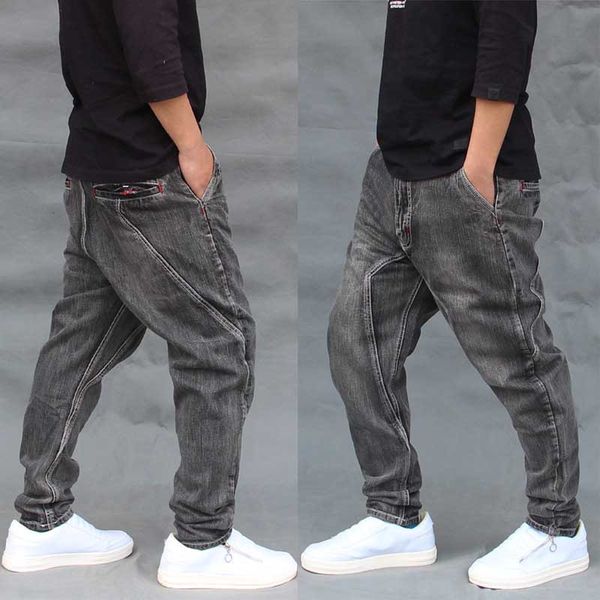 trendy patchwork harem jeans men casual hip hop denim pants spliced design gray trousers loose baggy joggers jeans man clothing, Blue
trendy patchwork harem jeans men casual hip hop denim pants spliced design gray trousers loose baggy joggers jeans man clothing, Blue