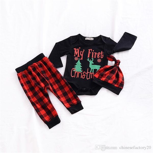 ins christmas clothing sets baby boys girls long sleeve letter romper+pants+hats outfits 3pcs sets christmas tree elk plaid cartoon clothe, White
ins christmas clothing sets baby boys girls long sleeve letter romper+pants+hats outfits 3pcs sets christmas tree elk plaid cartoon clothe, White