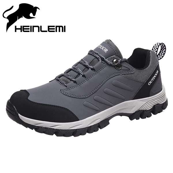 heinlemi men's sneakers leather waterproof rubber non-slip hiking shoes comfortable walking men shoes flats big size 39-48, Black
heinlemi men's sneakers leather waterproof rubber non-slip hiking shoes comfortable walking men shoes flats big size 39-48, Black