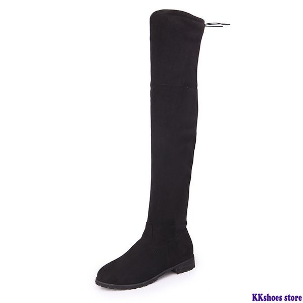 black overknee boots flat heels slip-on long boots for women round toe stretchable bota over the knee solid woman shoes
black overknee boots flat heels slip-on long boots for women round toe stretchable bota over the knee solid woman shoes