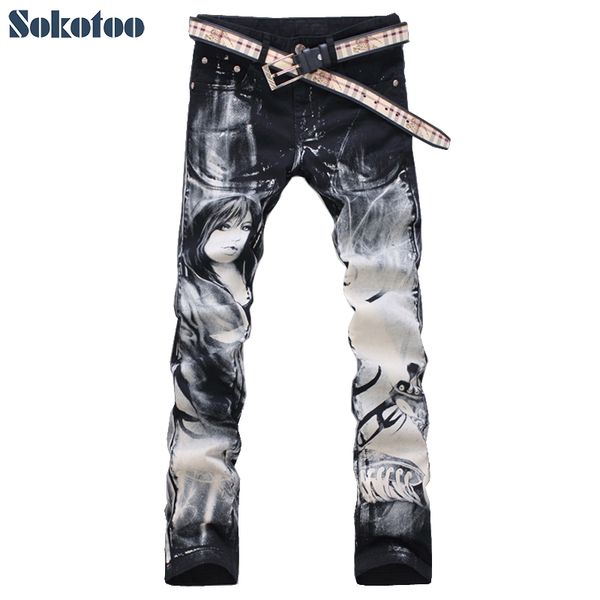 sokotoo men's fashion flower pants beauty printed jeans print pattern slim denim trousers ing, Blue
sokotoo men's fashion flower pants beauty printed jeans print pattern slim denim trousers ing, Blue