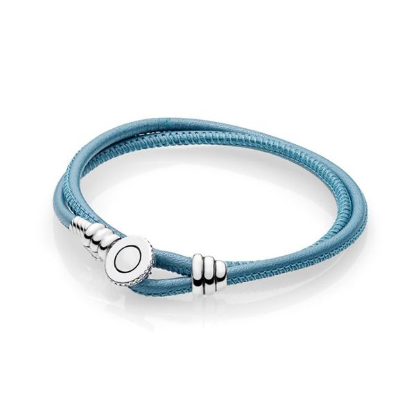 new 100% 925 sterling silver 597194ctq-d moments turquoise double leather bracelet with button clasp fit diy charm women fashion jewelry, Golden;silver
new 100% 925 sterling silver 597194ctq-d moments turquoise double leather bracelet with button clasp fit diy charm women fashion jewelry, Golden;silver