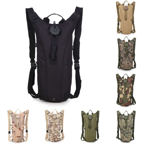 3l outdoor tactical reservoir hiking backpack durable pouch shoulder adjustable biking camelback with water bladder dhl g578f a
3l outdoor tactical reservoir hiking backpack durable pouch shoulder adjustable biking camelback with water bladder dhl g578f a