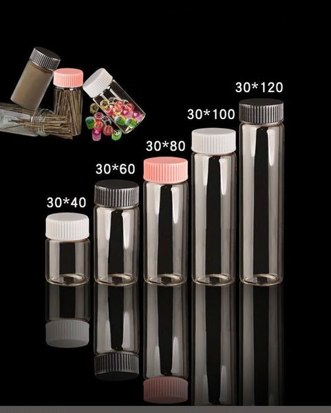 30pcs 15/25/40/50/60ml glass bottle wishing floating bottle glass jars bottle empty sample storage jars with 3 color plastic cap other home
30pcs 15/25/40/50/60ml glass bottle wishing floating bottle glass jars bottle empty sample storage jars with 3 color plastic cap other home