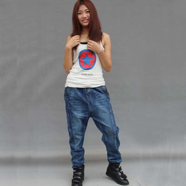 tide fashion lycra stretch jeans for men and women baggy denim pants harem hiphop boyfriend jeans high waist trousers streetwear, Blue
tide fashion lycra stretch jeans for men and women baggy denim pants harem hiphop boyfriend jeans high waist trousers streetwear, Blue