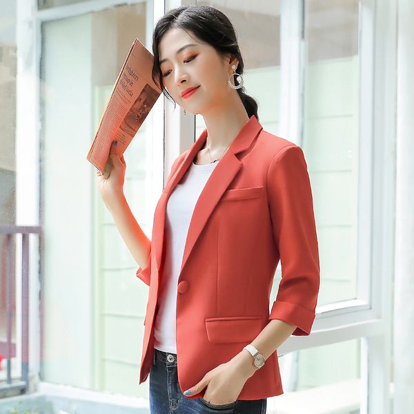 elegant large size women's professional small suit ladies pink suit jacket female spring new women's slim coat high quality, White;black
elegant large size women's professional small suit ladies pink suit jacket female spring new women's slim coat high quality, White;black