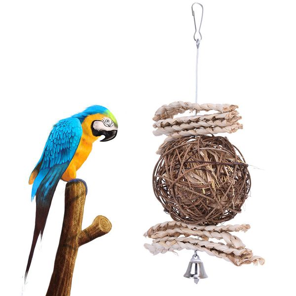 sepaktakraw toys straw lovely pets cone parrot chew toys parrot bird bite swing the ball cage toys
sepaktakraw toys straw lovely pets cone parrot chew toys parrot bird bite swing the ball cage toys