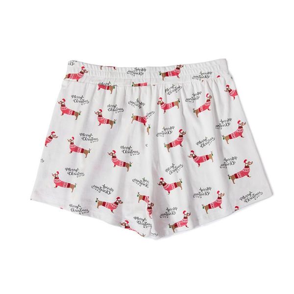 women's christmas dachshund dog cartoon animal print shorts loose elastic waist stretchy plus size xxl b79501j, White;black
women's christmas dachshund dog cartoon animal print shorts loose elastic waist stretchy plus size xxl b79501j, White;black