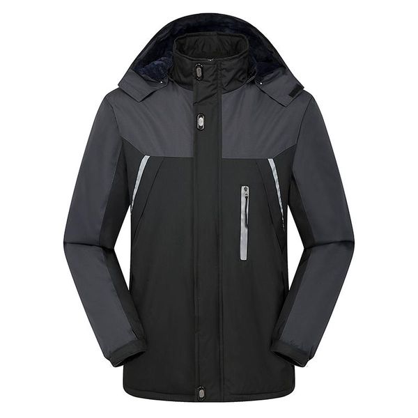 winter parka men windbreak plus velvet thick warm windproof fur coats male hooded anorak jackets men's outwear overcoat, Black
winter parka men windbreak plus velvet thick warm windproof fur coats male hooded anorak jackets men's outwear overcoat, Black