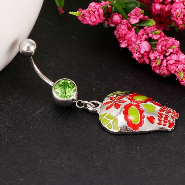 punk fashion colorful stainless steel ball enamel skull head curved navel belly button ring piercing 14 gauge, Slivery;golden
punk fashion colorful stainless steel ball enamel skull head curved navel belly button ring piercing 14 gauge, Slivery;golden