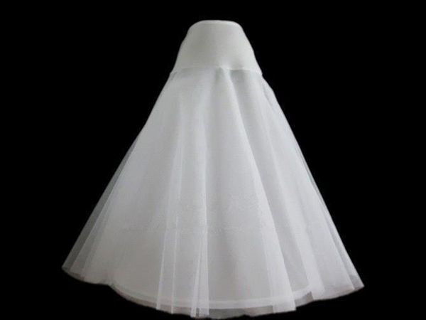 petticoats in stock 1-hoop 2-layer tulle aline petticoat bridal wedding underskirt crinolines, White
petticoats in stock 1-hoop 2-layer tulle aline petticoat bridal wedding underskirt crinolines, White