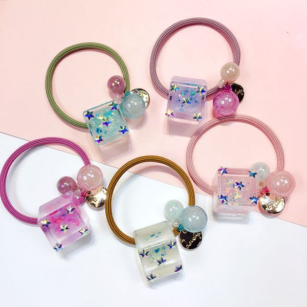 colorful transparent square acrylic sequin stars beads hair accessories for mother and child elastic rubber band rope headdress
colorful transparent square acrylic sequin stars beads hair accessories for mother and child elastic rubber band rope headdress