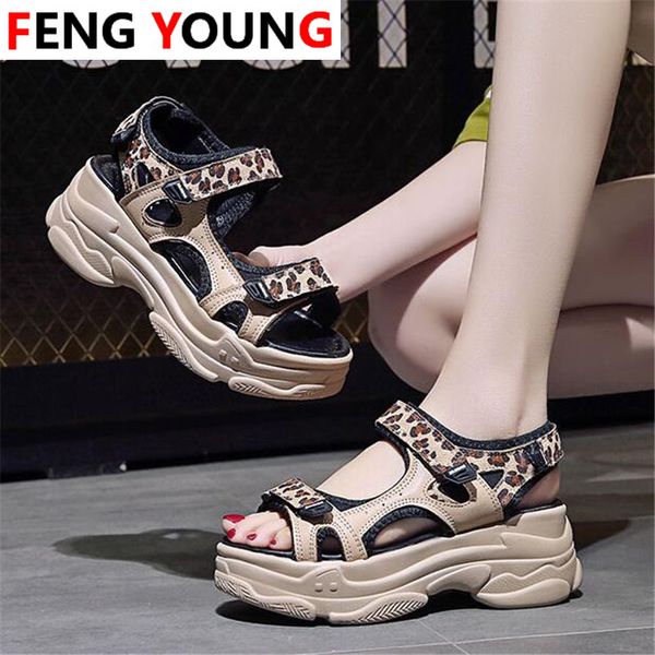 women's sport comfortable 6cm platform women's sport sandals summer fashion leopard print girl chunky beach sandal sandalias, Black
women's sport comfortable 6cm platform women's sport sandals summer fashion leopard print girl chunky beach sandal sandalias, Black