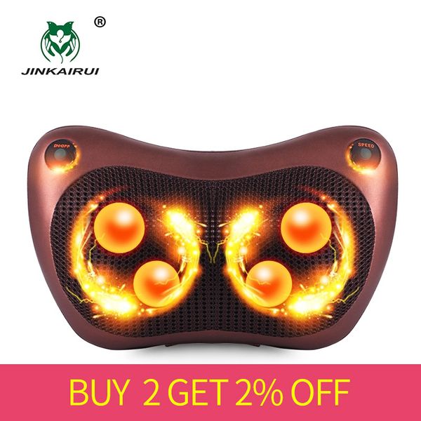 jinkairui electric infrared heating kneading neck shoulder back body spa massage pillow car chair shiatsu massager masaj device
jinkairui electric infrared heating kneading neck shoulder back body spa massage pillow car chair shiatsu massager masaj device