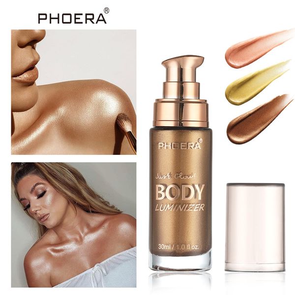 1lot=12pcs phoera 3 colors bronzer highlighter liquid illuminating face shimmer long-lasting brighten glow face glow highlighter makeup face
1lot=12pcs phoera 3 colors bronzer highlighter liquid illuminating face shimmer long-lasting brighten glow face glow highlighter makeup face