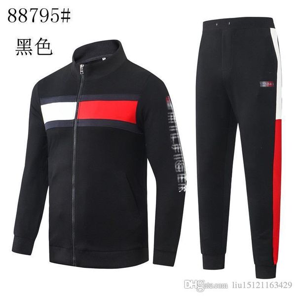 2020 new sweater men's stand collar loose casual suit trend color matching set matching clothes spring and autumn two-piece suit size, Gray
2020 new sweater men's stand collar loose casual suit trend color matching set matching clothes spring and autumn two-piece suit size, Gray