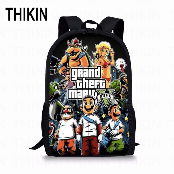thikin super mario gta kids school bag grand theft auto print student school backpack popular game girls boys book bags
thikin super mario gta kids school bag grand theft auto print student school backpack popular game girls boys book bags