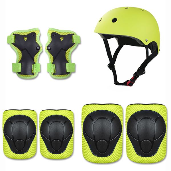 7pcs sports protective gear for kids elbow pads knee pads with wrist guard and helmet for multi sports: skateboard ,bicycle, sco
7pcs sports protective gear for kids elbow pads knee pads with wrist guard and helmet for multi sports: skateboard ,bicycle, sco