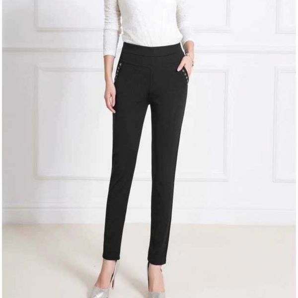 women formal pants autumn summer 2020 female casual slim pant pantalones mujer cintura alta, Black;white
women formal pants autumn summer 2020 female casual slim pant pantalones mujer cintura alta, Black;white