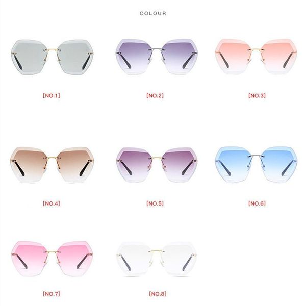 2019 rimless sunglasses for women sun glasses female vintage driving sunglasses lady sun glasses for womendr3574, White;black
2019 rimless sunglasses for women sun glasses female vintage driving sunglasses lady sun glasses for womendr3574, White;black