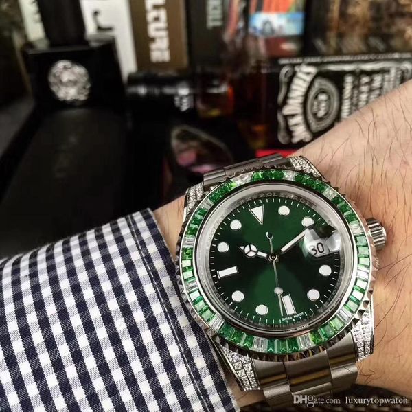 2020 mens mechanical watch brand watch 40 mm green dial diamond bezel stainless steel strap automatic mens watches i, Slivery;brown
2020 mens mechanical watch brand watch 40 mm green dial diamond bezel stainless steel strap automatic mens watches i, Slivery;brown