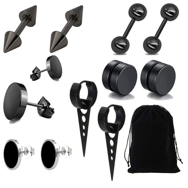 punk barbell earring gothic 6 pairs/1 set for women men stainless steel piercing black color different types shape, Golden;silver
punk barbell earring gothic 6 pairs/1 set for women men stainless steel piercing black color different types shape, Golden;silver
