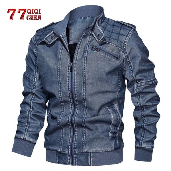 fleece warm leather jacket for mens vintage oblique zipper moto pu leather jackets male winter outwear 6xl jaqueta masculino, Black
fleece warm leather jacket for mens vintage oblique zipper moto pu leather jackets male winter outwear 6xl jaqueta masculino, Black