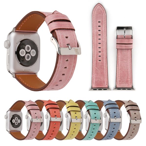 for apple watch bands wristband smart straps 38/40mm 42/44mm designer luxury wristband solid color leather belt replacements iwatch 54321, Black;brown
for apple watch bands wristband smart straps 38/40mm 42/44mm designer luxury wristband solid color leather belt replacements iwatch 54321, Black;brown