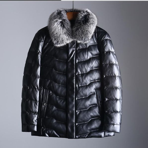 2019 brand men winter down jacket 70% duck down thick long coat parka fur collar russia -40c ing, Black
2019 brand men winter down jacket 70% duck down thick long coat parka fur collar russia -40c ing, Black