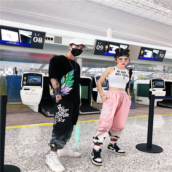 19fw the new spring and summer 2019 camouflage gradient tide fashion street sports pants couple slacks, Black
19fw the new spring and summer 2019 camouflage gradient tide fashion street sports pants couple slacks, Black