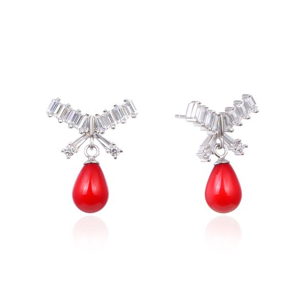 s925 sterling silver crystal pearl earrings stud women wedding engagement jewelry statement anniversary day gift chdbr003530, Golden;silver
s925 sterling silver crystal pearl earrings stud women wedding engagement jewelry statement anniversary day gift chdbr003530, Golden;silver