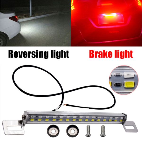 1pcs car rear light bar brake tail reverse rear license plate lamp red & white drop shipping
1pcs car rear light bar brake tail reverse rear license plate lamp red & white drop shipping