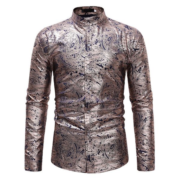wholesale of men european code coat collar long sleeve bronze for men make shirt, White;black
wholesale of men european code coat collar long sleeve bronze for men make shirt, White;black
