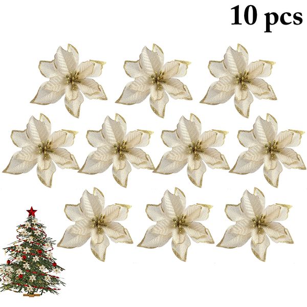 10pcs christmas flowers xmas christmas tree decorations glitter wedding party artificial flowers decor drop shipping
10pcs christmas flowers xmas christmas tree decorations glitter wedding party artificial flowers decor drop shipping