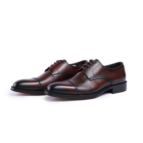 men's leather lace-up cowhide shoes formal wear men shoes leather wedding shoes, Black
men's leather lace-up cowhide shoes formal wear men shoes leather wedding shoes, Black
