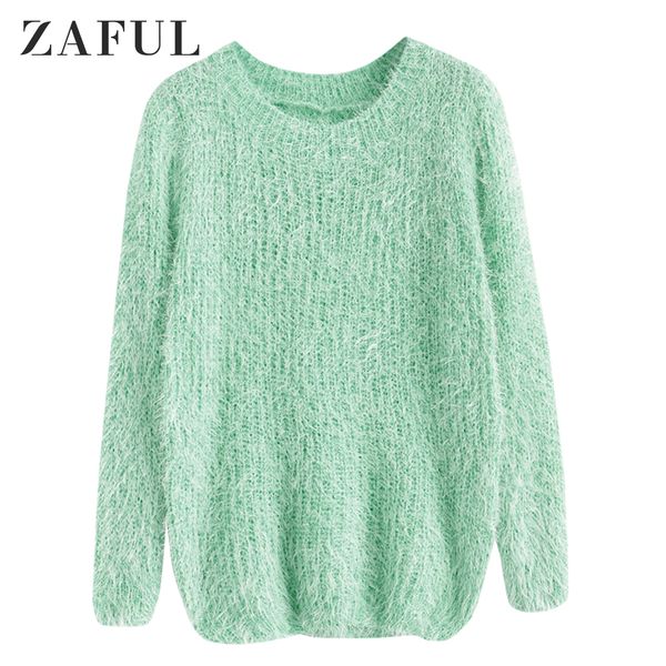 zaful crew neck fluffy sweater solid color basic pullover casual elastic sweaters autumn warm sweaters for women 2019, White;black
zaful crew neck fluffy sweater solid color basic pullover casual elastic sweaters autumn warm sweaters for women 2019, White;black
