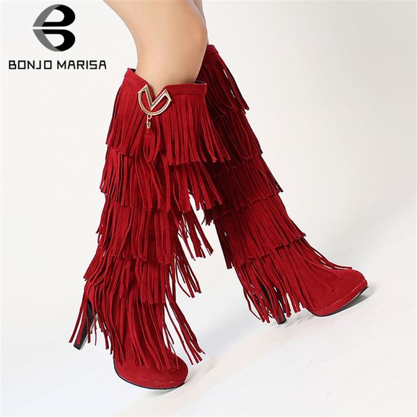 bonjomarisa новый 33-43 fashion fringe boots дамы колено высокие сапоги женские 2019 привлекательные высокие каблуки обувь женщина, Black
bonjomarisa новый 33-43 fashion fringe boots дамы колено высокие сапоги женские 2019 привлекательные высокие каблуки обувь женщина, Black