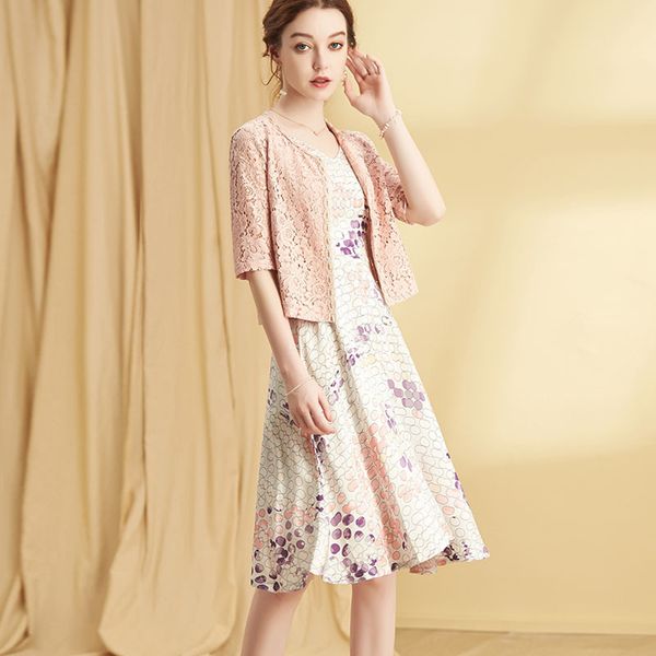 work dresses 2021 women summer fashion elegant office ladies dress suits formal set suit jacket lace blazer sleeveless a line plus size, White;black
work dresses 2021 women summer fashion elegant office ladies dress suits formal set suit jacket lace blazer sleeveless a line plus size, White;black