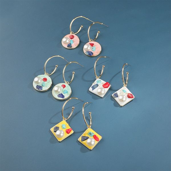 fashion cute simulated pearl earrings candy color women ear accessories geometric round squareladies girls decor jewelry gifts, Silver
fashion cute simulated pearl earrings candy color women ear accessories geometric round squareladies girls decor jewelry gifts, Silver