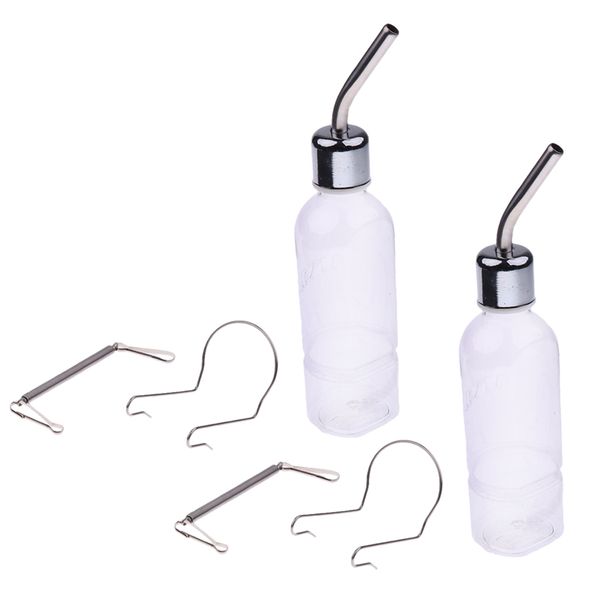 2pcs 350ml puppy pet dog rabbit water drinker dispenser cat bird hanging bottle auto feeder, stainless steel pipe
2pcs 350ml puppy pet dog rabbit water drinker dispenser cat bird hanging bottle auto feeder, stainless steel pipe