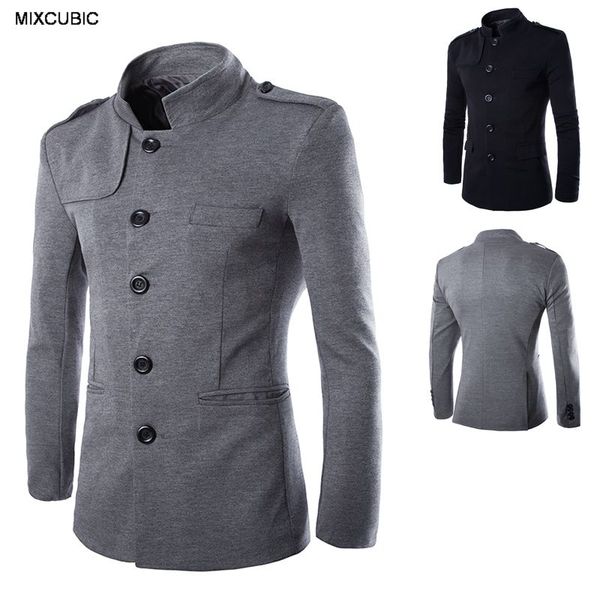 mixcubic autumn england style temperament epaulette stand collar suit men gray double slits casual slim fit suit for men m-xxl, White;black
mixcubic autumn england style temperament epaulette stand collar suit men gray double slits casual slim fit suit for men m-xxl, White;black