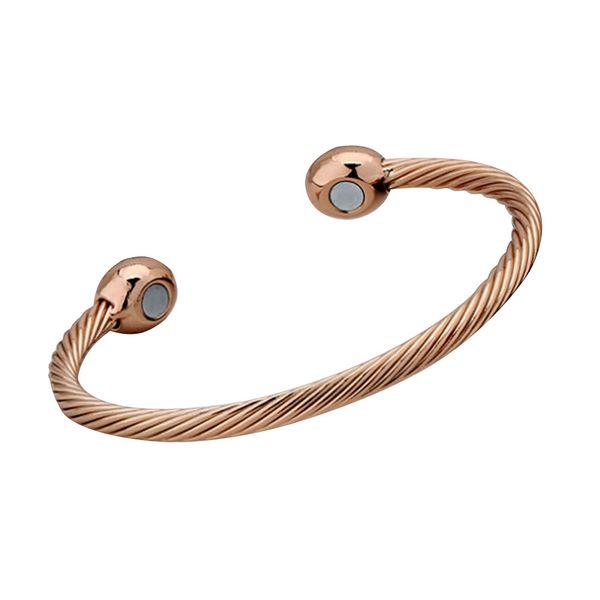 women men open cuff gift health care bracelet jewelry exquisite brass bangle lightweight pain therapy magnetic daily simple, Black
women men open cuff gift health care bracelet jewelry exquisite brass bangle lightweight pain therapy magnetic daily simple, Black