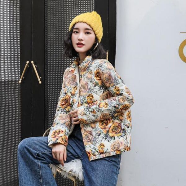 new origional literature and art versatile short down jacket women's autumn and winter new products loose casual stand collar do, Black;white
new origional literature and art versatile short down jacket women's autumn and winter new products loose casual stand collar do, Black;white