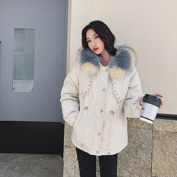 2019 women's winter coat new fashion print outerwear fur hooded parkas cotton thick jacket overcoat female parka plus size 3xl, Black
2019 women's winter coat new fashion print outerwear fur hooded parkas cotton thick jacket overcoat female parka plus size 3xl, Black