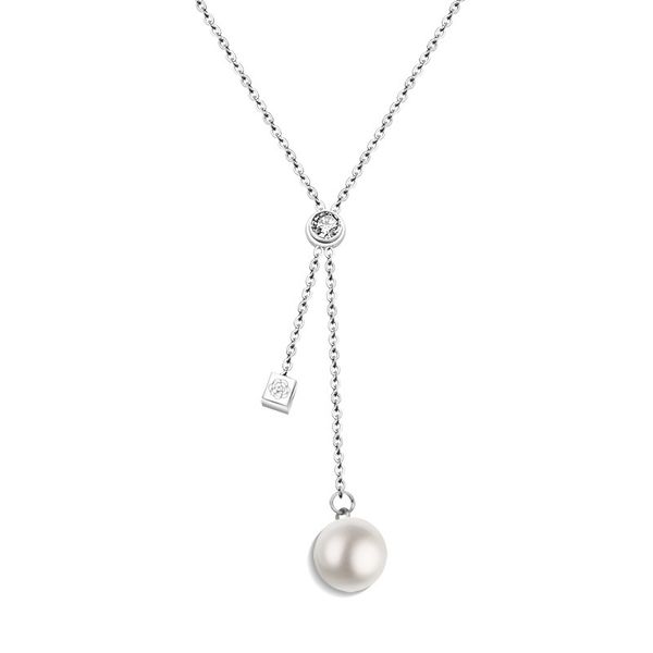 fashion single zircon short necklaces square & pearl pendants for women rose gold color necklace jewelry gift, Silver
fashion single zircon short necklaces square & pearl pendants for women rose gold color necklace jewelry gift, Silver