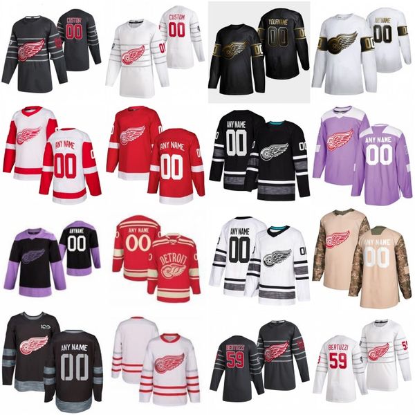 2020 all star custom 59 tyler bertuzzi detroit red wings hockey jerseys 13 pavel datsyuk 71 dylan larkin 39 anthony mantha 35 jimmy howard, Black;red
2020 all star custom 59 tyler bertuzzi detroit red wings hockey jerseys 13 pavel datsyuk 71 dylan larkin 39 anthony mantha 35 jimmy howard, Black;red