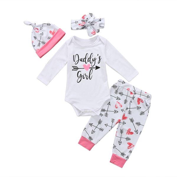 2019 4pcs newborn infant baby girl valentine's clothes sets o-neck romper arrow pants hat headband outfits set wholesale hot, Pink;blue
2019 4pcs newborn infant baby girl valentine's clothes sets o-neck romper arrow pants hat headband outfits set wholesale hot, Pink;blue